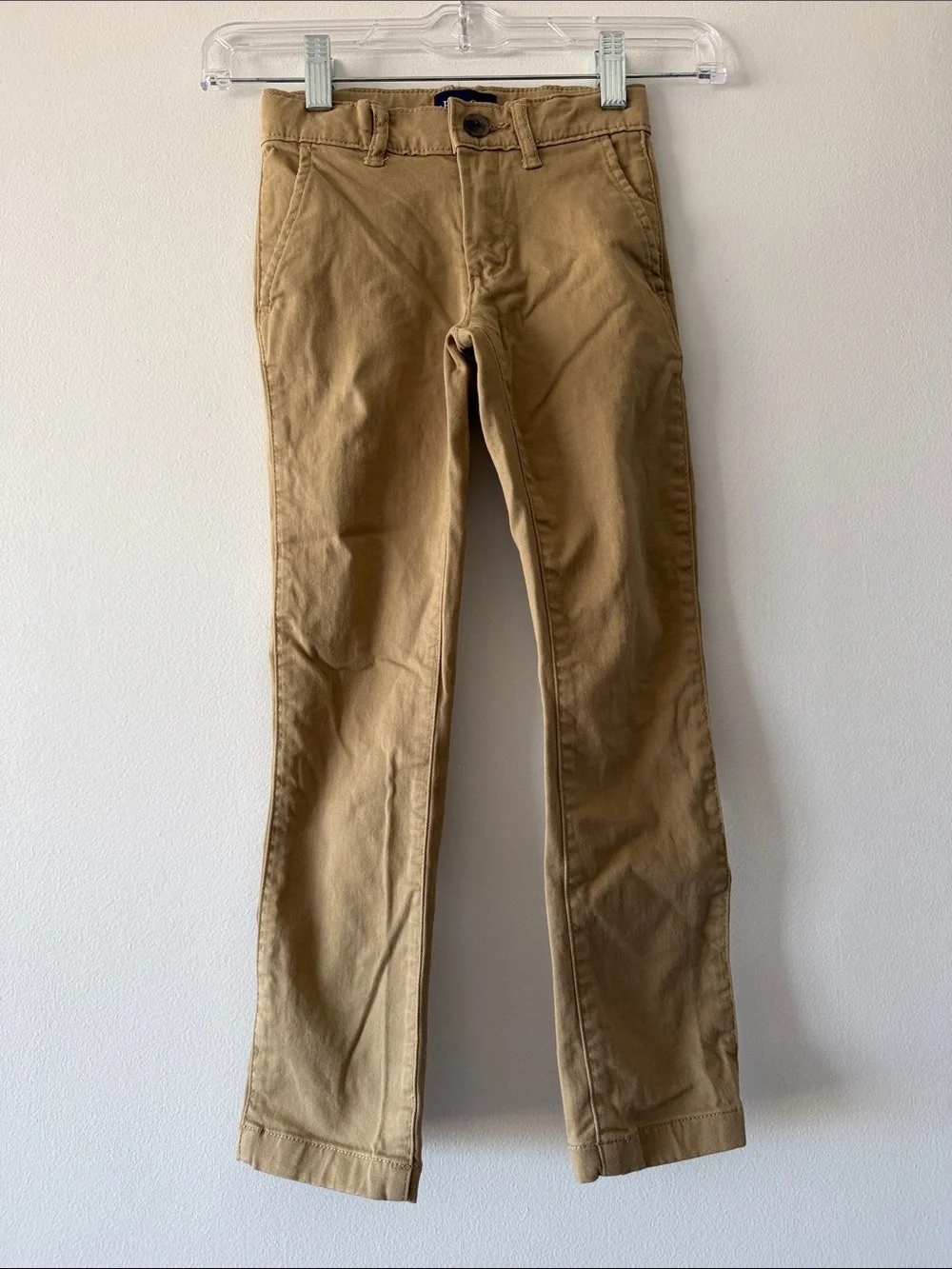 The Children’s Place Boys Slim Chino Pants Lot of 2 Khaki Tan Black Size 6 Slim
